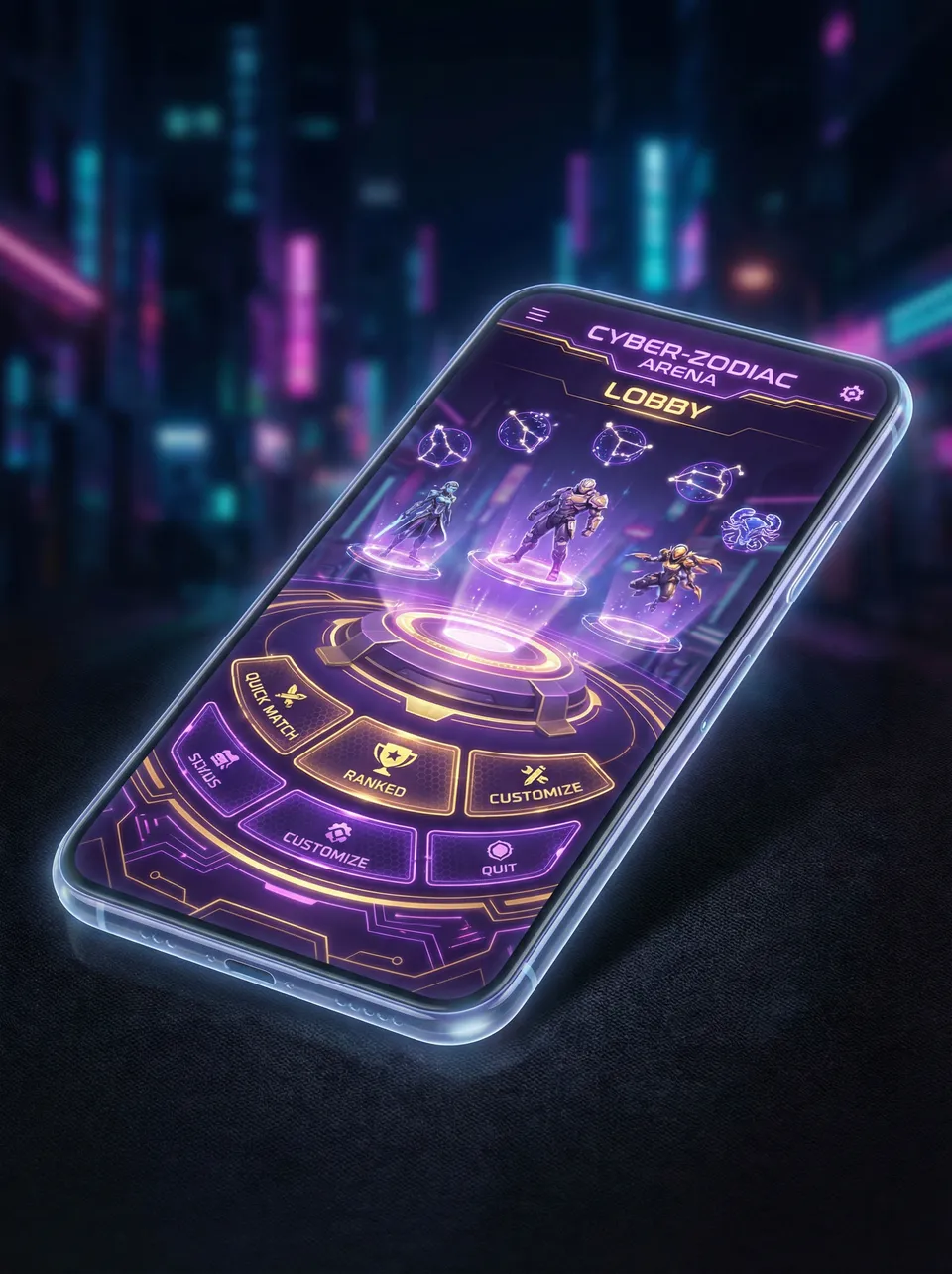 电子棋牌 APP移动端界面展示